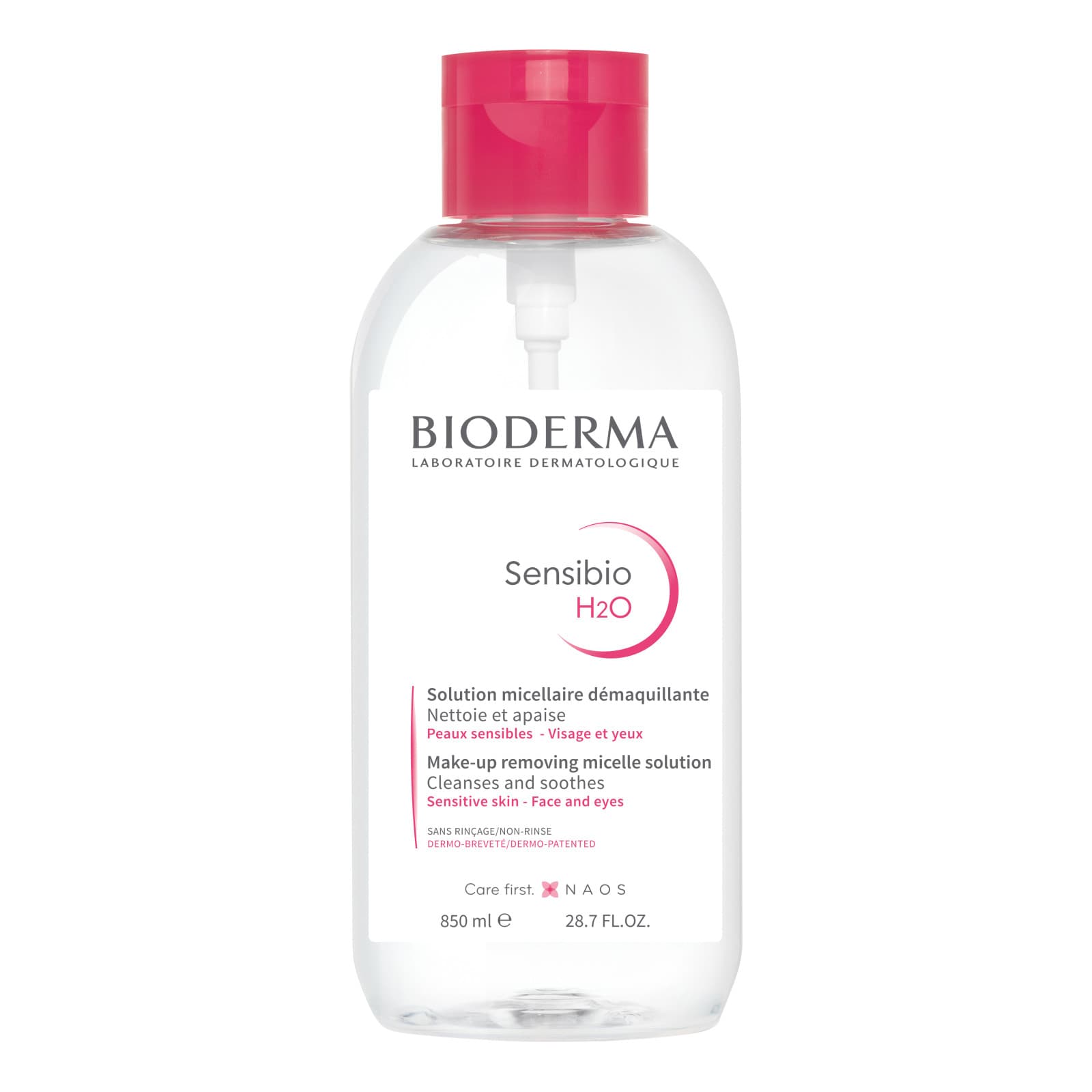 Sensibio H2O Acqua Micellare Viso e Occhi 850 ml - Bioderma