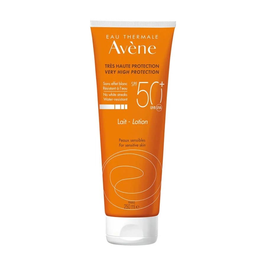 Avène Latte Solare SPF50+ Idratante Anti-Secchezza per Pelli Sensibili 250ml - Avène