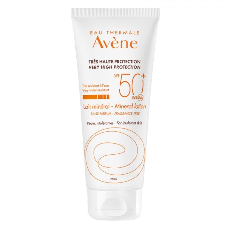 Avène Latte Solare Schermo Minerale SPF50+ Pelli Sensibili e Intolleranti 100 ml - Avène