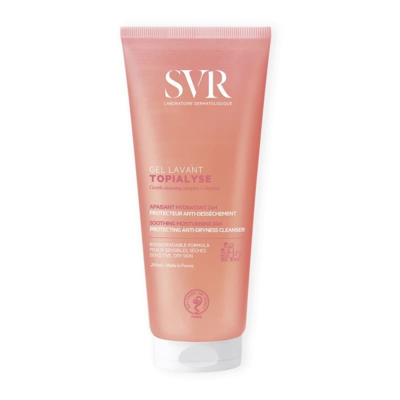 Topialyse Gel Detergente Lenitivo Idratante per Pelli Secche e Sensibili 200ml - SVR