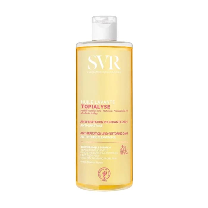 SVR Topialyse Olio Lavante Detergente Relipidante Anti-Irritazioni Anti-Prurito Pelle Secca 400ml - SVR