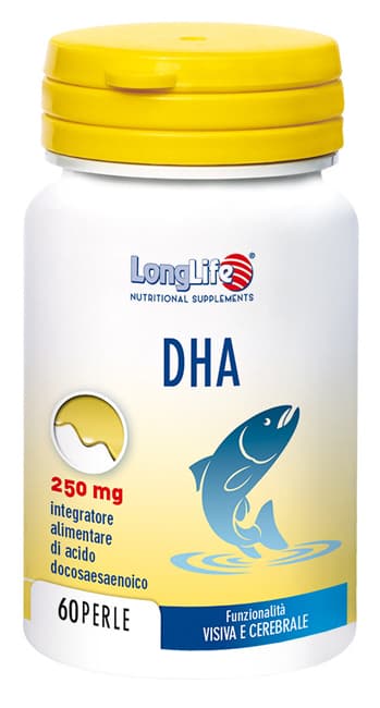Longlife DHA Integratore per le funzionalit visiva e cerebrale dei neonati 60 Perle