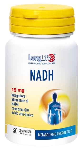 LongLife Nadh C/Q 10 Integratore metabolismo 30 Compresse