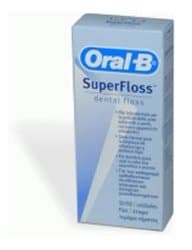 Oral-B Superfloss Filo Interdentale ponti apparecchi ortodontici 50 fili