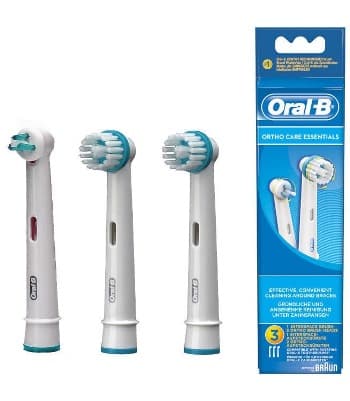 Oral B Orthocare Testine di ricambio 3 pezzi