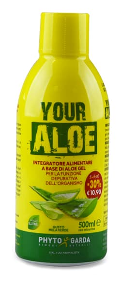 Phyto Garda Aloe Vera Succo Depurativo Integratore flacone 500 ml