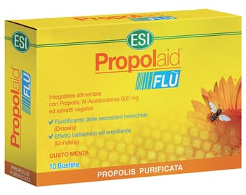 ESI Propolaid Flu integratore Azione lenitiva bronchi 10 bustine