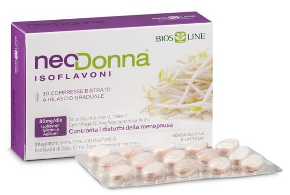 Neodonna isoflavoni integratore per la menopausa 60 compresse
