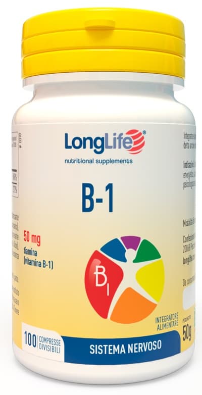Longlife B1 Integratore per il sistema nervoso 100 compresse