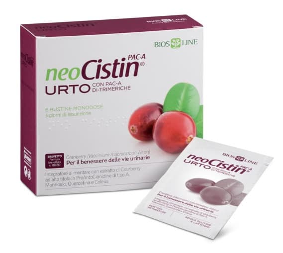 Neocistin Pac A Urto integratore per le vie urinarie 6 Bustine
