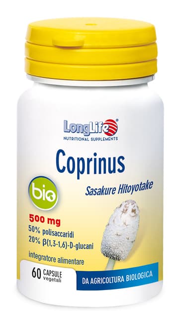 Longlife Coprinus Bio Integratore per l'obesit addominale 60 capsule