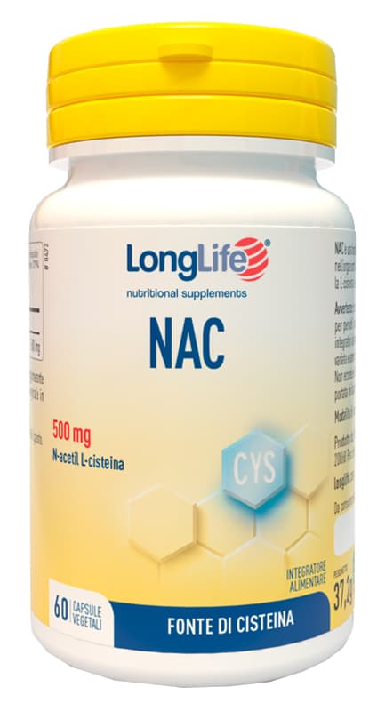 Longlife NAC Integratore Antiossidante 60 Capsule