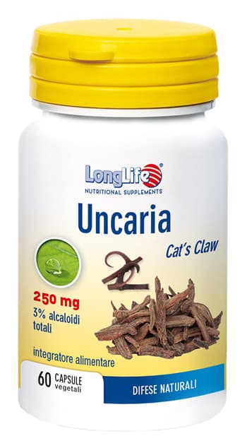 Longlife Uncaria integratore per le articolazioni 60 capsule
