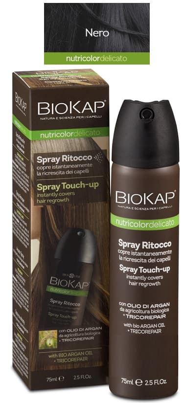 Biokap Nutricolor Spray Ritocco Nero 75 ml - Bios Line