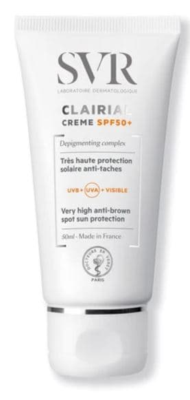 SVR Clairial Crema Solare Antimacchie SPF 50+ Protezione Viso 50 ml