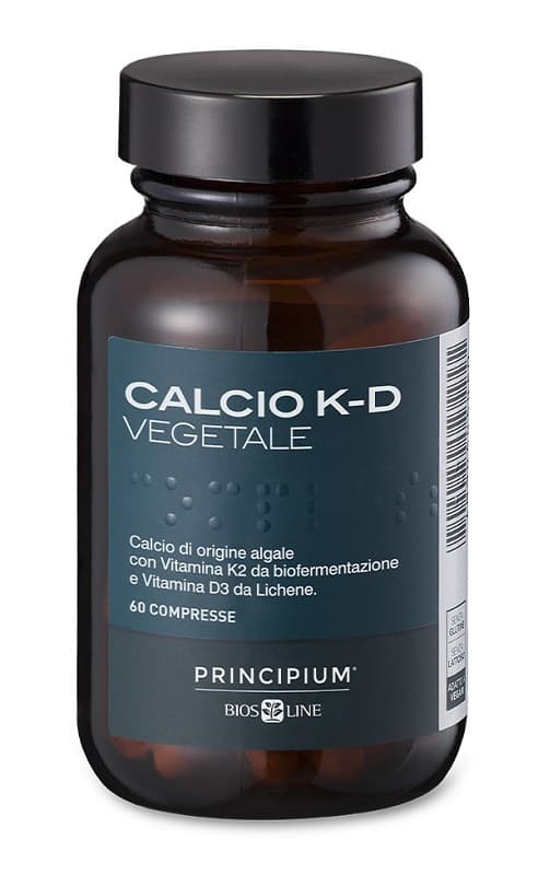 Bios Line Principium integratore a base di Calcio K-D vegetale 60 Compresse