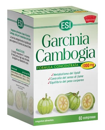 ESI Garcinia Cambogia Integratore metabolismo lipidi 60 Compresse 1000 mg