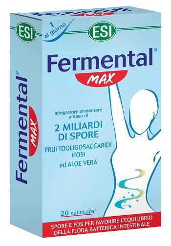 Esi Fermental Max Naturcaps Integratore flora Intestinale 20 Capsule