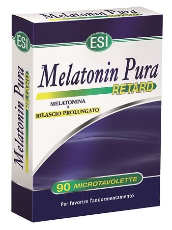 Esi Melatonin Pura Retard Integratore melatonina per il sonno 90 Microtavolette