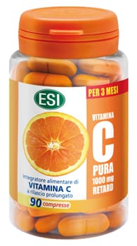 Esi Vitamina C pura retard Integratore per il sistema immunitario 90 Compresse