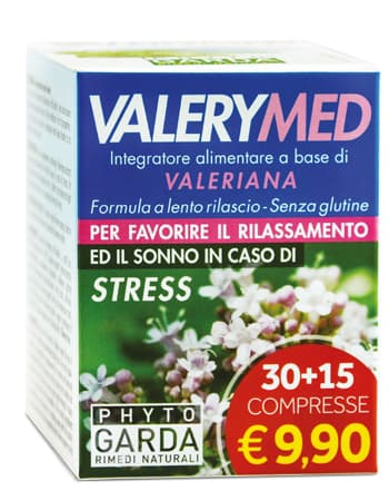 Phyto Garda Valerymed Integratore Valeriana A Rilascio Prolungato 30 + 15 Compresse