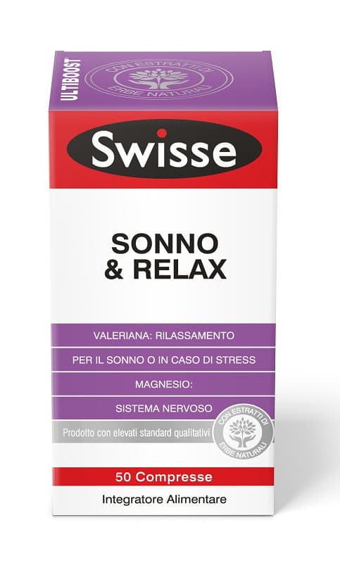 Swisse Valeriana integratore Sonno e Relax 50 Compresse