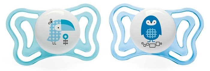 CHICCO SUCCHIETTO LIGHT IN silicone 2-6 mesi 2 PEZZI