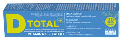 Phyto Garda D Total+ Vitamina D e calcio 20 compresse