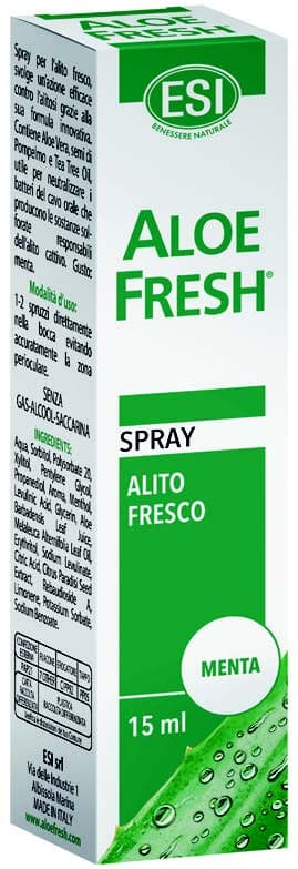 Esi Aloe Fresh Spray per alitosi Menta 15 ml
