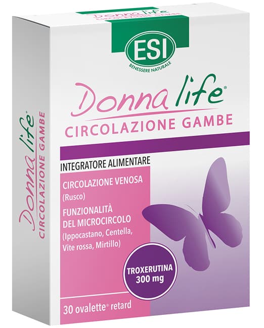 Esi Donna life integratore per la Circolazione gambe 30 ovalette
