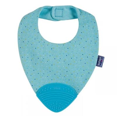 Chicco bavaglino massaggiagengive GUMMY azzurro