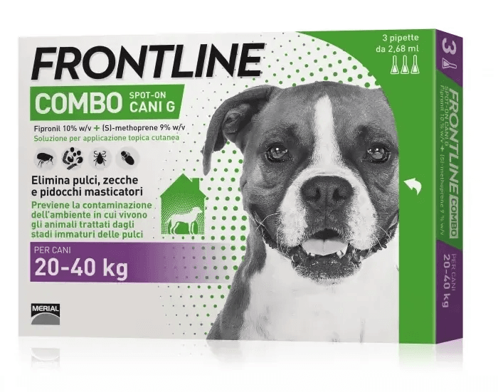 FRONTLINE COMBO Spot On Cani Grandi 3 pipette 2,68 ml