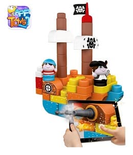 CHICCO GIOCO COSTRUZIONI ISOLA DEL TESORO 60 PEZZI