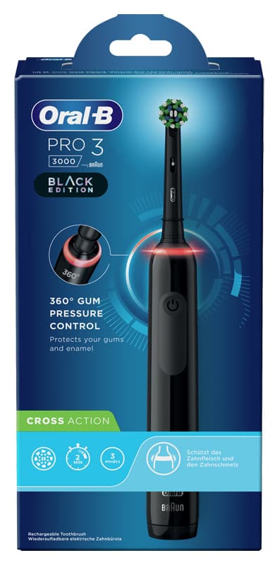ORALB PRO3 BLACK CROSSACTION
