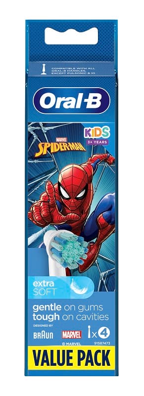 ORALB REFILL SPIDERMAN 4PZ