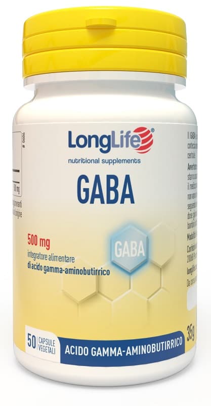 LONGLIFE GABA 500MG 50CPS
