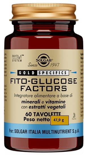 SOLGAR FITOGLUCOSE FACTORS 60TAV