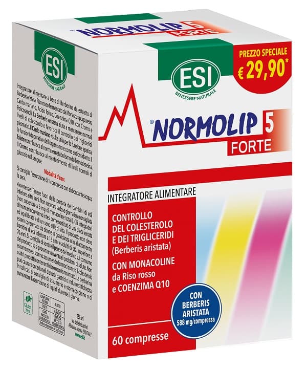 NORMOLIP 5 FORTE OFF 60CPR ESI