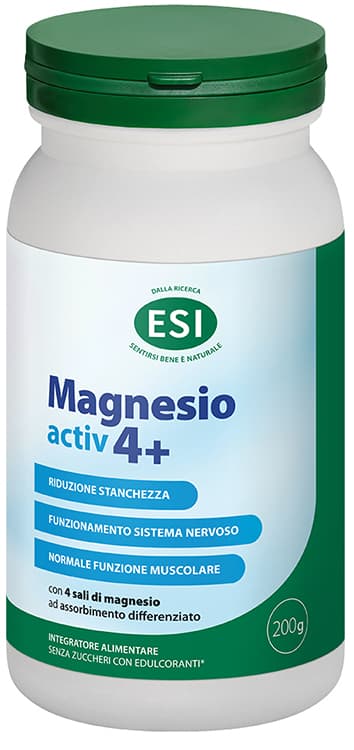 MAGNESIO ACTIV 4+ 200G S/G ESI