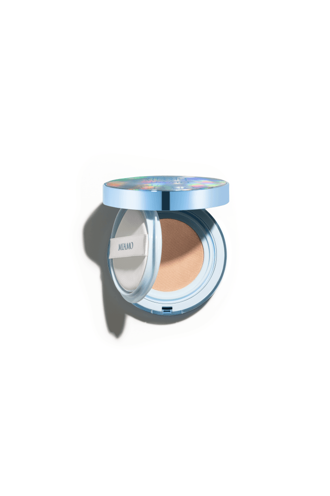 Miamo Second Skin Mesh Cushion Foundation SPF50 - Fondotinta compatto con protezione solare molto alta - Shade Fair
