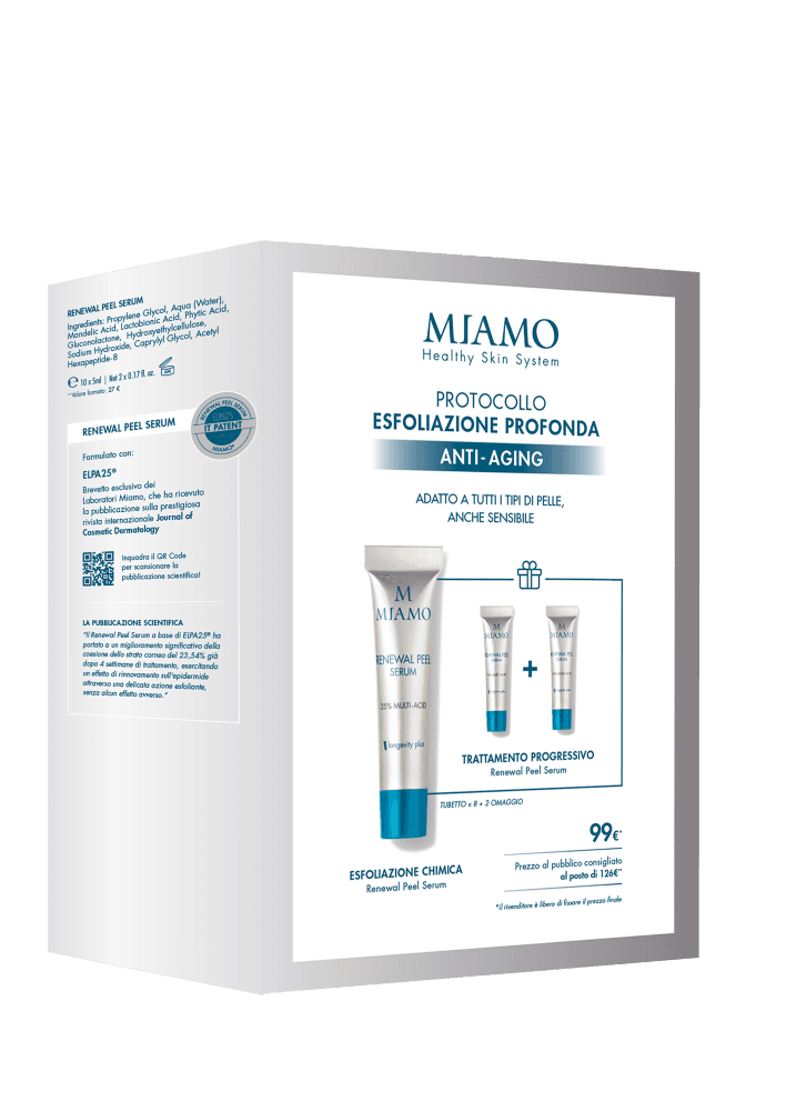 Miamo Cofanetto 2025 Esfoliazione Profonda - Protocollo anti aging - Edizione limitata