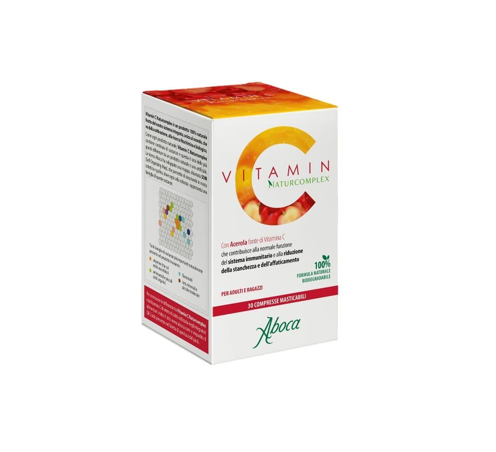 Vitamin C NaturComplex - Integratore di Vitamina C - 30 compresse masticabili