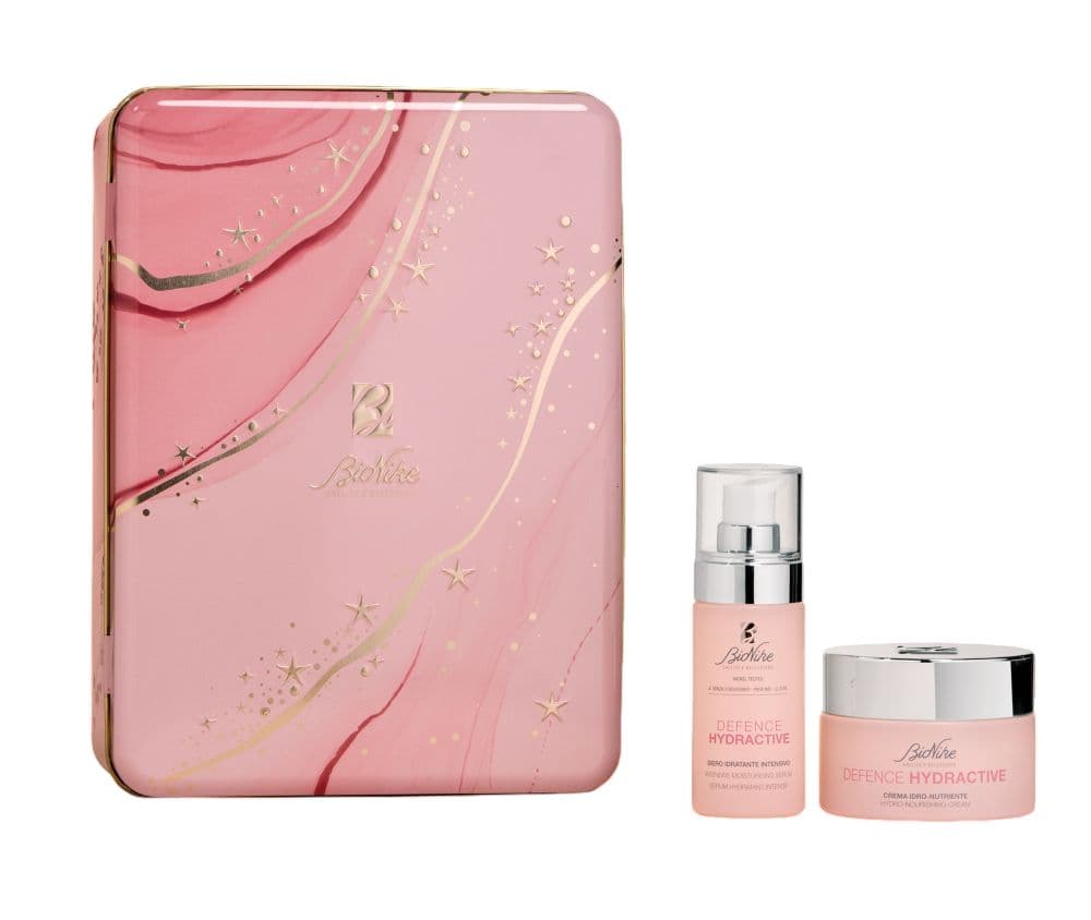 Bionike Cofanetto di Natale 2025 Defence Hydractive - Crema Idro-nutriente 50 ml + Siero idratante intensivo 30 ml