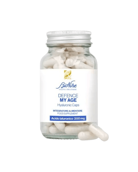 Bionike Defence My Age Hyaluronic Caps - Integratore alimentare anti-età - 60 capsule