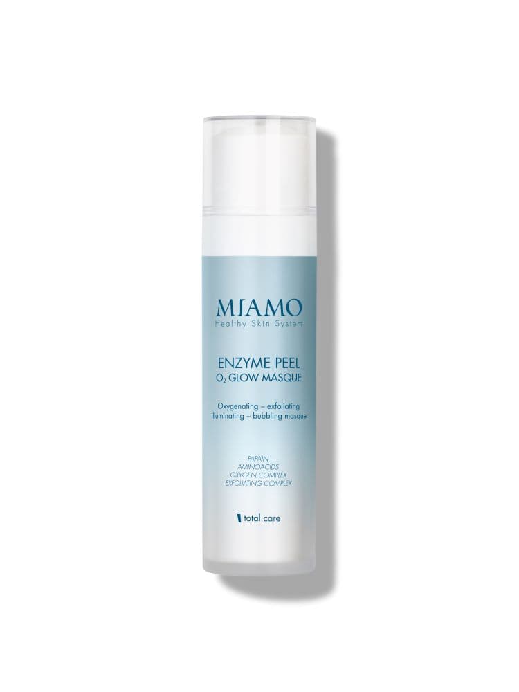 Miamo Enzyme Peel O2 Glow Masque - Maschera viso esfoliante e ossigenante - Nuova formula - 50 ml