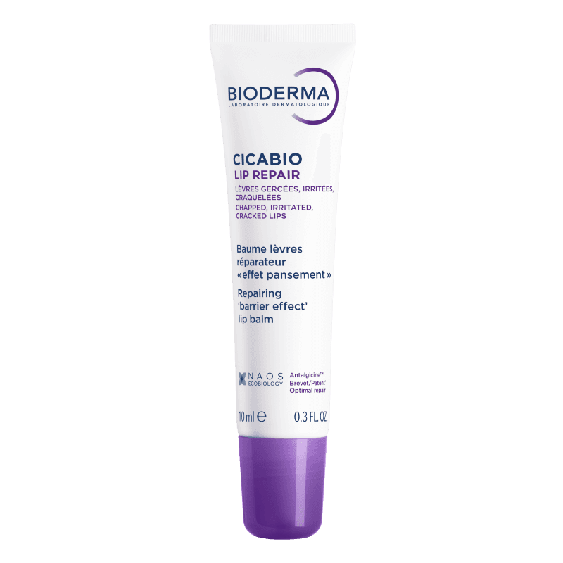 Bioderma Cicabio Lip Repair - Balsamo riparatore per labbra secche e screpolate - 10 ml