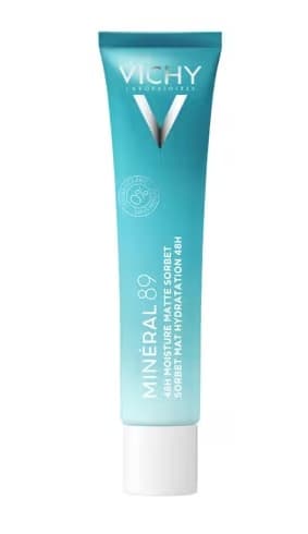 Vichy Minéral 89 Gel Sorbetto Idratante 48h - Crema viso idratante effetto mat - 50 ml