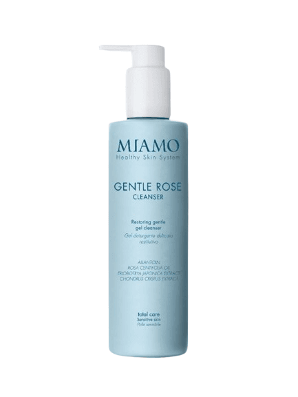 Miamo Total Care Gentle Rose Cleanser - Gel detergente restitutivo per pelle sensibile - 250 ml