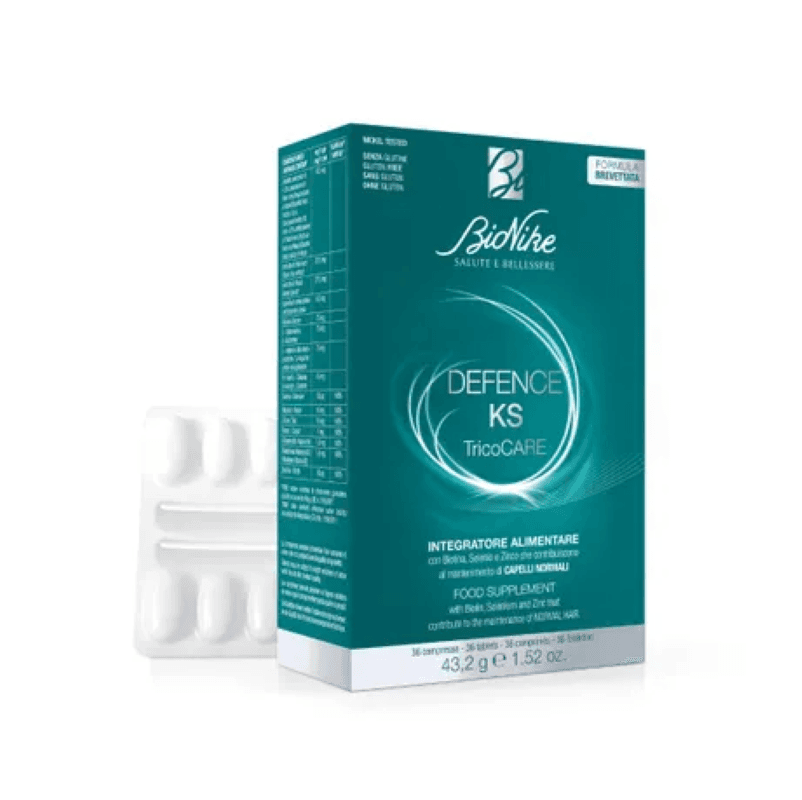 Bionike Defence Ks Tricocare - Integratore alimentare contro la caduta dei capelli - 60 Compresse