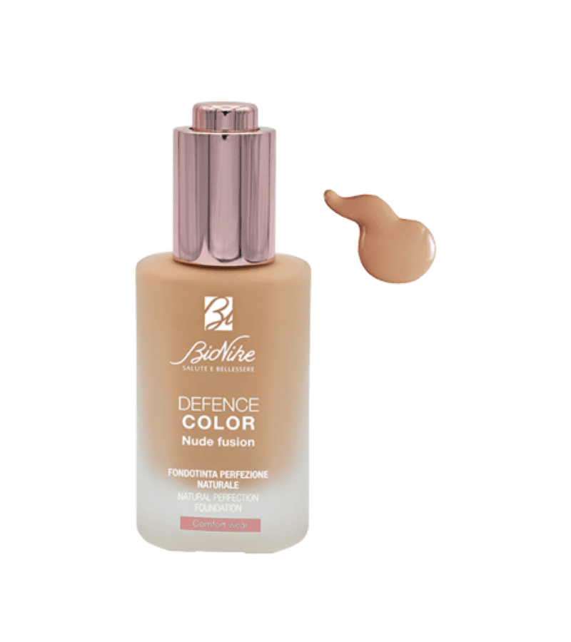 Bionike Defence Color Nude Fusion Fondotinta SPF15 601 - Fondotinta fluido effetto perfezione naturale - Nuance amande - 30 ml